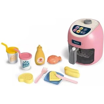 Man Yuk Toys Еър фрайър със звук и светлини - розов (ld-6614b)