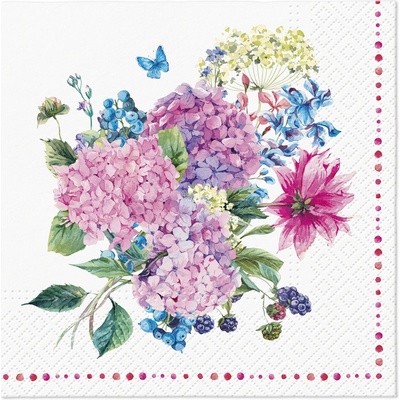 TaT Obrúsky Hydrangea Bouquet 33x33cm