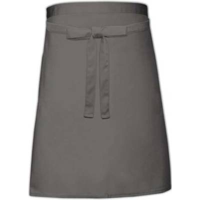 Link Kitchen Wear Pekařská zástěra X964 Dark Grey Pantone 431 90x50cm