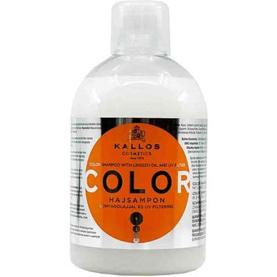Kallos Kjmn Color Shampoo With Linseed Oil And UV Filter 1000 ml
