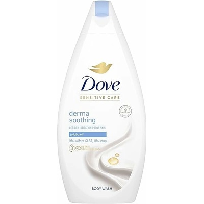Dove Sensitive Care Soothing Jojoba Oil sprchový gél 450 ml