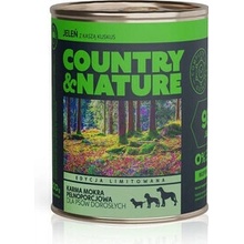 Country&Nature Bezobilné Jeleň s kuskusom 800 g