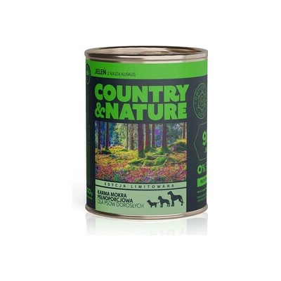 Country&Nature Bezobilné Jeleň s kuskusom 800 g
