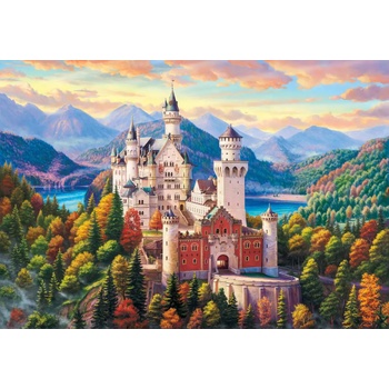 Bluebird Puzzle - Puzzle Castle in the Mountains - 1 000 piese