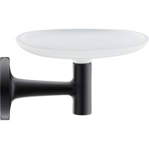 Duravit Starck T - Сапунница с държач, черна/млечно стъкло 0099334600 (0099334600)