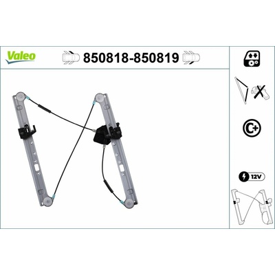 Zvedací zařízení oken VALEO 850819