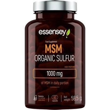 Image 1 of ESSENSEY MSM Organic Sulfur 500 mg [90 капсули]