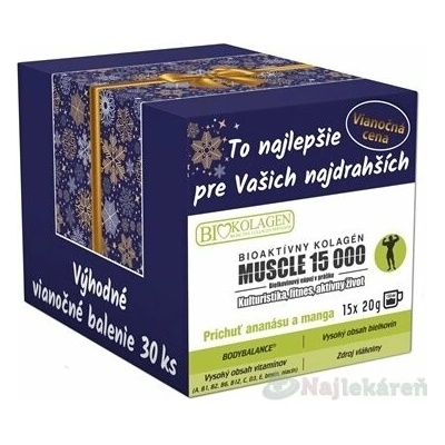 ASP Bioaktivní Kolagen Muscle Vánoce nápoj v prášku sáčky 30 x 20 g