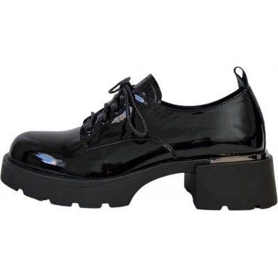 Ladies dámské polobotky AZL2425 černé lakované