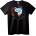 NOONEBRAND Тениска Вампир Котка - 2XL, Black