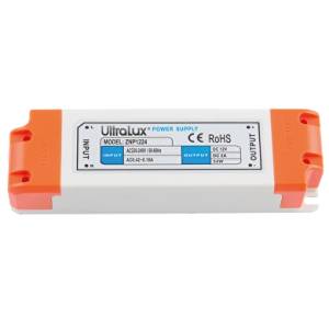 ULTRALUX ТРАНСФОРМАТОР ЗА led ЛЕНТА ip20 12v dc 24w (znp1224)