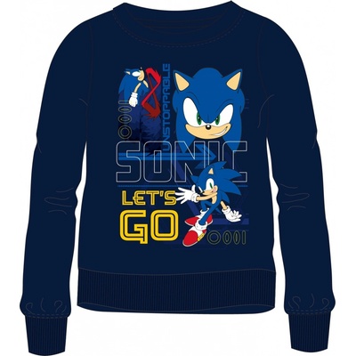 Ježko Sonic mikina 5218050 tmavo modrá