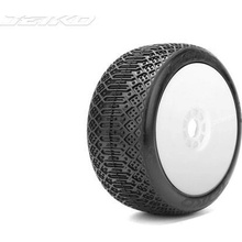 Jetko J One Super Soft Belted 1:8 Buggy Pre-glued White Revo Rims 2