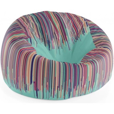 Sablio sedací vak Cocoon stékající barva 115 x 75 cm x 45 cm
