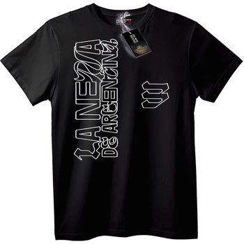 NOONEBRAND Тениска La Linea Аржентина - 6XL, Black