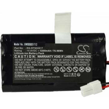 VHBW Батерия за Rowenta RR8021 / RR8024 / RR8037, 5200 mAh (889001712)
