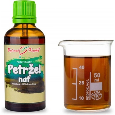Bylinné kapky PETRŽEL nať kapky tinktura 50 ml