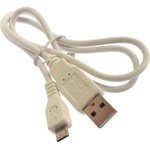 ASTRA Кабел USB - Micro USB 0.6m бял