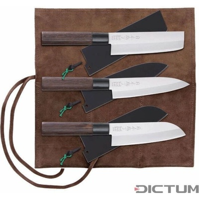 Dictum 719726 - Saku Hocho with Sheath 3-Piece Set - Japonské nože