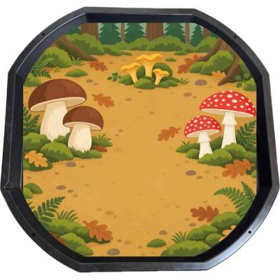 Tvoříme pro malé děti Houby v lese - podložka TUFF TRAY (MINI/MAXI) MAXI (86,5x86,5cm)