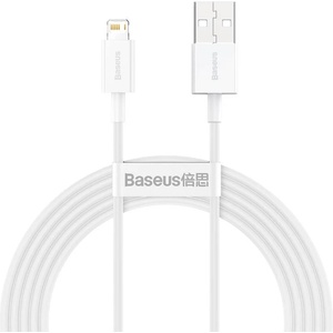 Baseus Кабел Baseus - Superior, USB-А/Lightning, 1 m, бял (CALYS-A02_VZ)