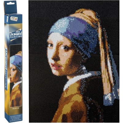 Craft Sensations Diamantové malování Dívka s perlou 40 x 50 cm – Hledejceny.cz