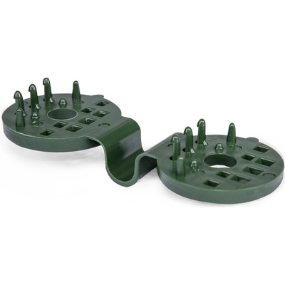 BRADAS Upínací spona na sítě, tkaniny BUNGEE CORD CLIPS, zelená, balení 10 ks - BR-BCK4-GR10B