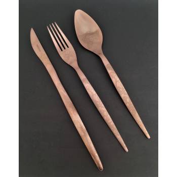 Image 1 of Herdmar Комплект прибори за хранене tiffany № 1 - 36 части - шоколад мат, гравирани (-112-3036-0517-190-1303)