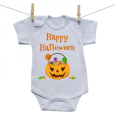 Boodyy Body s krátkym rukávom Happy Halloween
