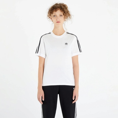 adidas Adicolor Classics 3 Stripes Tee White