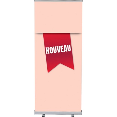 Jansen Display Set Roll-baneru Budget s vytištěným motivem, Novinka, červený, francouzština, 870 x 2080 mm