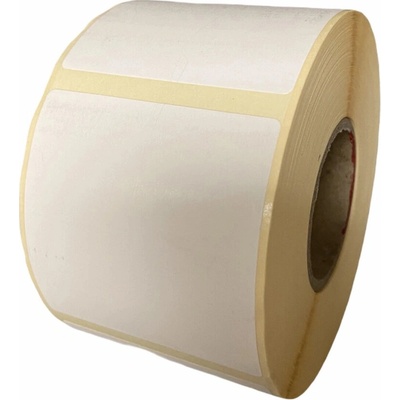 Papierová Etiketa 45 mm x 69,5 mm, Matný papier, Biela, Dutinka 40 mm, 1000 ks/kotúč, Permanentné lepidlo