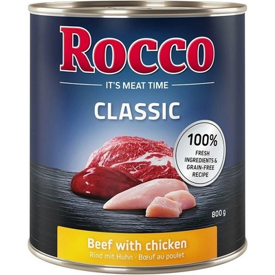 Rocco Classic masová hovězí s kuřecím masem 800g