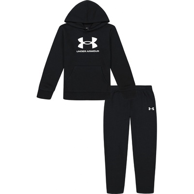 Under Armour Детски комплект Under Armour Big Logo Set Infant Boys - Black/White