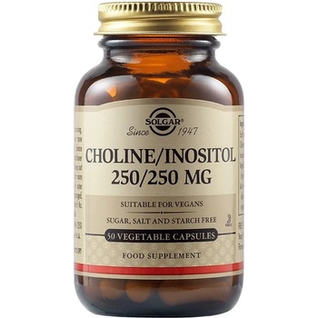 Solgar Choline/Inositol, 50 капсули, Solgar