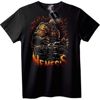 NOONEBRAND Тениска Nemesis Чудовище - 2XL, White
