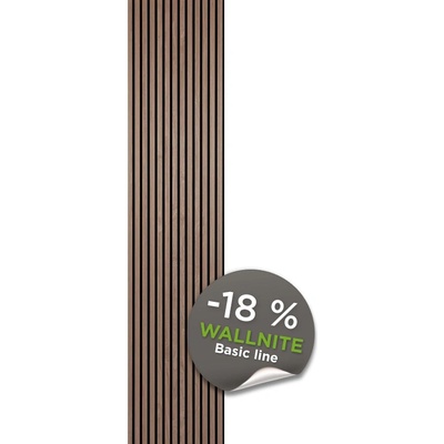 Akustický panel Wallnite Basic line černý filc Dub 2400×520×18 – Sleviste.cz