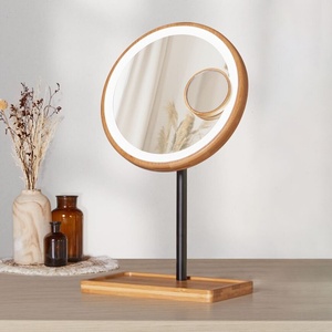 Lanaform Bamboo Mirror- Акумулаторно настолно огледало x1 · x3