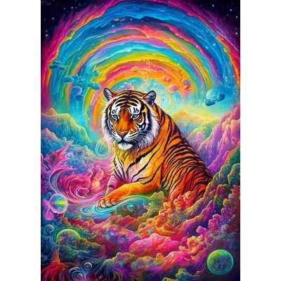 Enjoy - Puzzle Where Tigers Reign - 1 000 piese