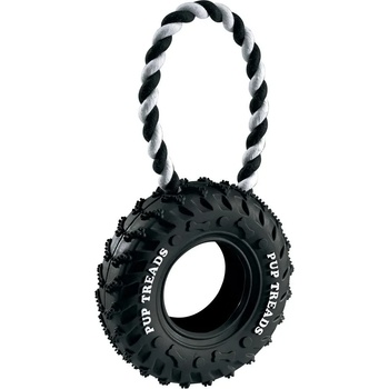 Ferplast Dog toy - Кучешка гумена играчка за дъвчене и дърпане - гума с въже, 15, 5 x 5, 2 x h 29 см