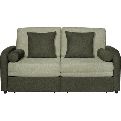 TEDIVA Диван с изтеглящ механизъм lotus, зелен (mmbol02nm-hev20725)