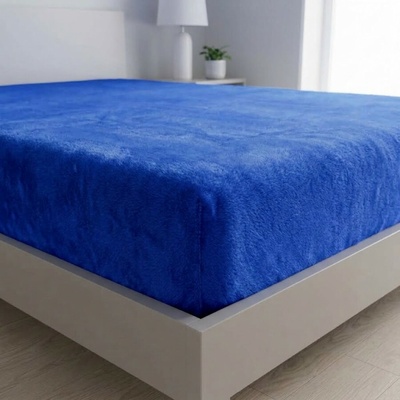 Vesna mikroflanel prostěradlo EXCELLENT tmavě modré 90x200