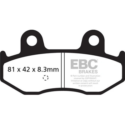EBC Brzdové destičky SFA411HH