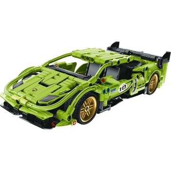 iM.Master Stavebnice závodní auto zelené 25x11, 4x6, 6 cm