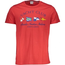 Scuola Nautica T Shirt Maniche Corte Uomo Rosso