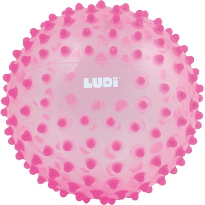 Gumový míč Ludi růžový