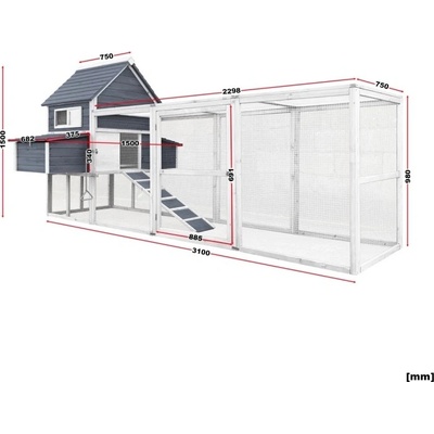 Agrofortel Palermo DeLuxe 310 x 150 x 150 cm