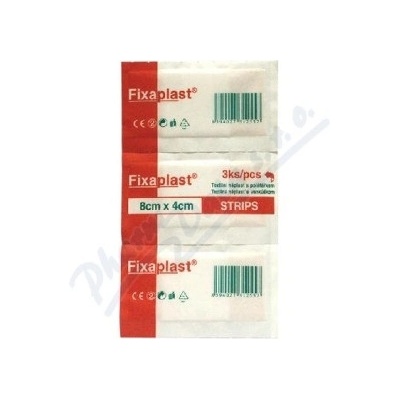 ALFA VITA Náplasť Fixaplast strip 8x4cm 3ks