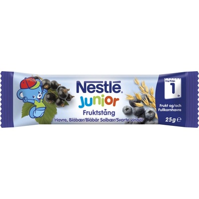 NESTLÉ Ovocno-obilná tyčinka hrozen jablko banán borůvka černý rybíz 25 g