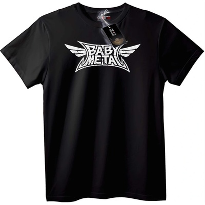 NOONEBRAND Тениска Baby Metal Лого - L, Black
